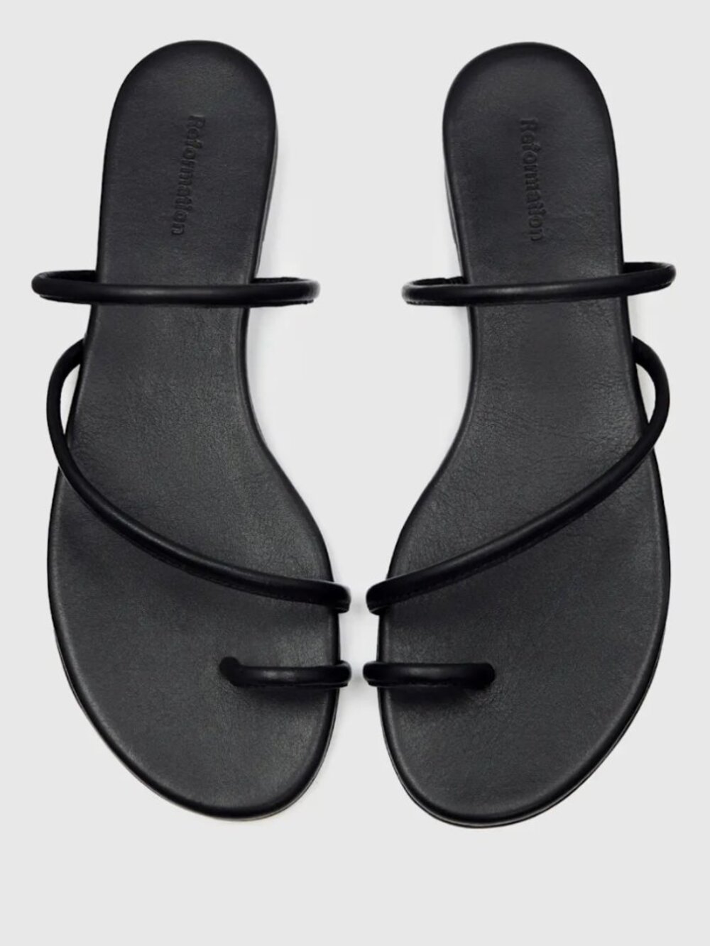 Reformation Ludo Toe Ring Strappy Flat Sandal - Picture 3 of 10
